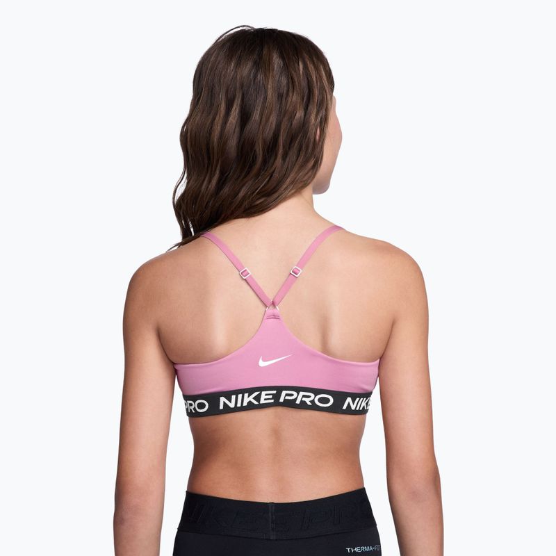 Сутиен за момичета Nike Pro Pink Rise 2
