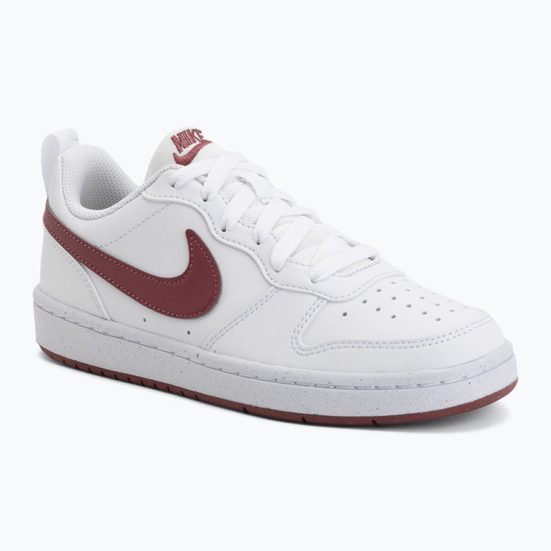 Детски обувки Nike Court Borough Low Recraft white/pink smoke