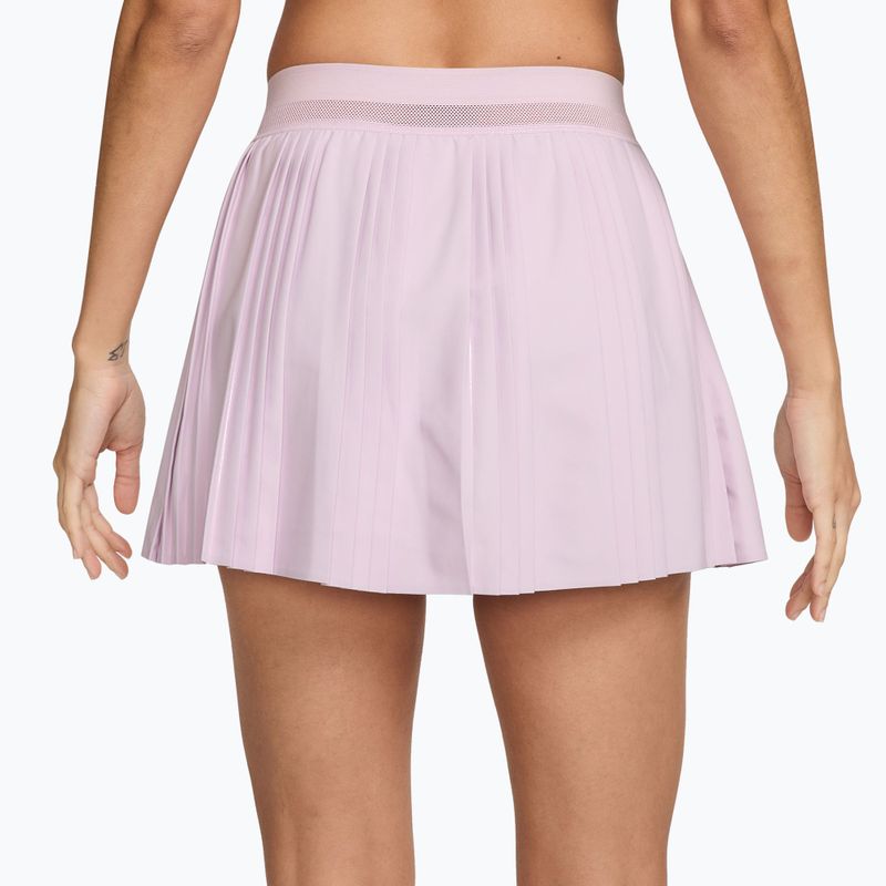 Тенис пола Nike Court Dri-Fit Advantage Pleated bleached lilac/white 2