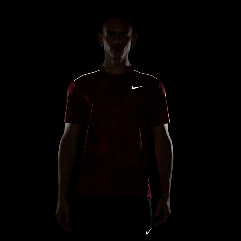 Мъжка тениска за бягане Nike Miler light crimson 7