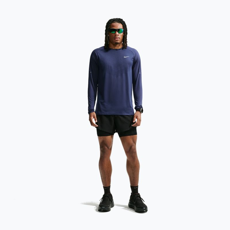 Мъжка блуза за бягане с дълъг ръкав Nike Stride Dri-Fit ADV Midnight Navy 2