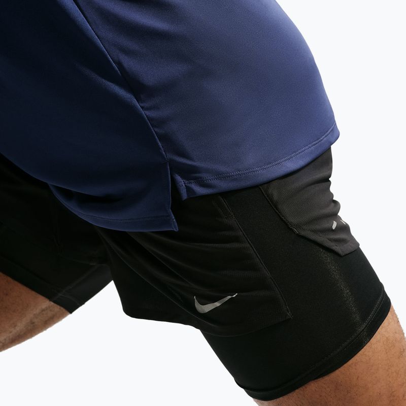Мъжка блуза за бягане с дълъг ръкав Nike Stride Dri-Fit ADV Midnight Navy 7