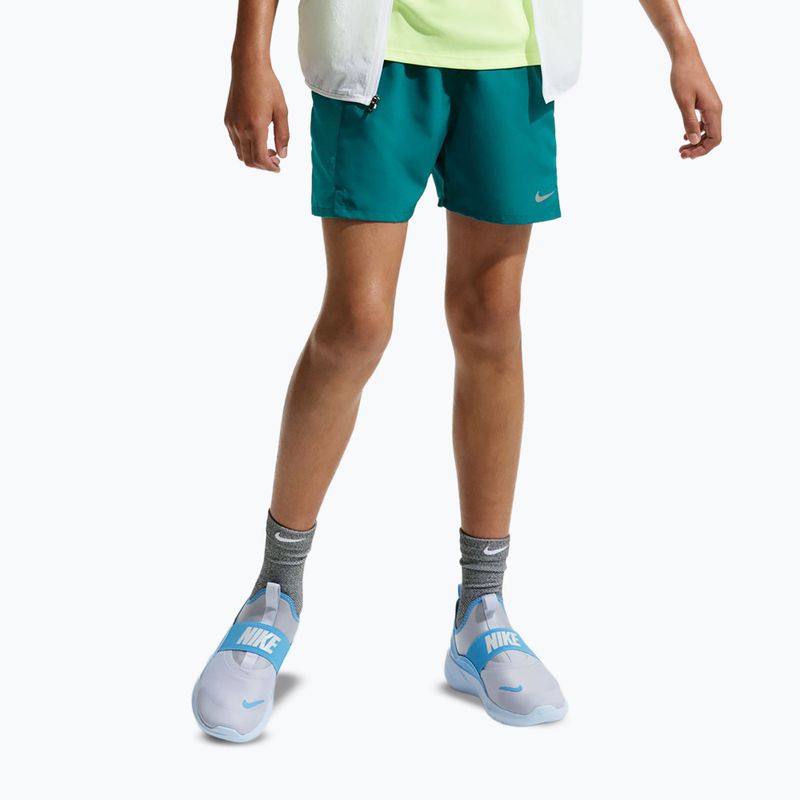 Детски къси панталони/шорти Nike Miler bright spruce/energy