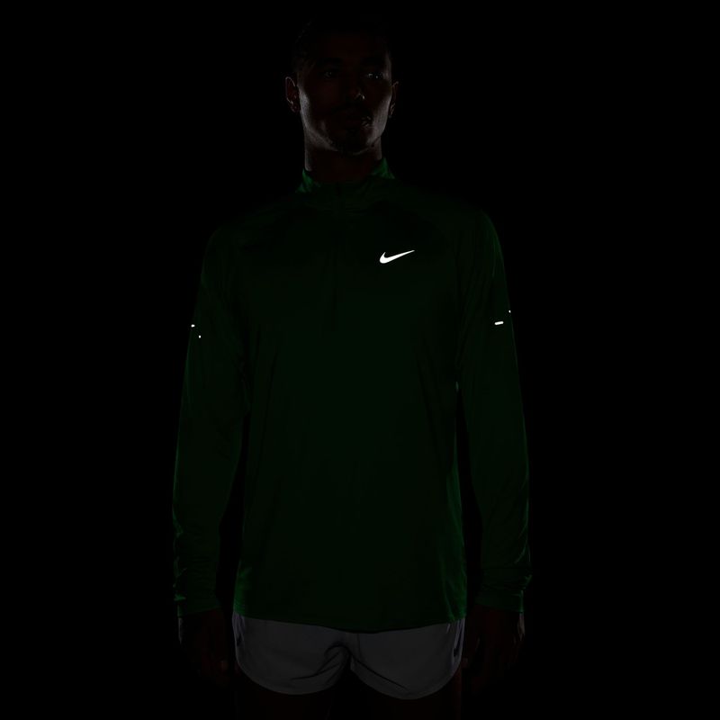 Мъжки суитшърт за бягане Nike Stride 1/4 Zip Dri-Fit green spark 4