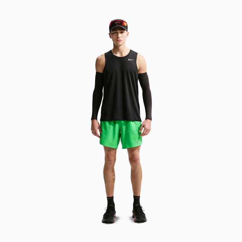Мъжки шорти за бягане Nike Stride Dri-Fit Brief-Lined 7" green spark 2