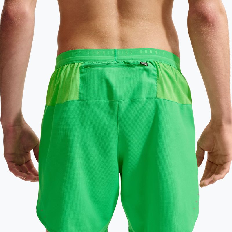 Мъжки шорти за бягане Nike Stride Dri-Fit Brief-Lined 7" green spark 4