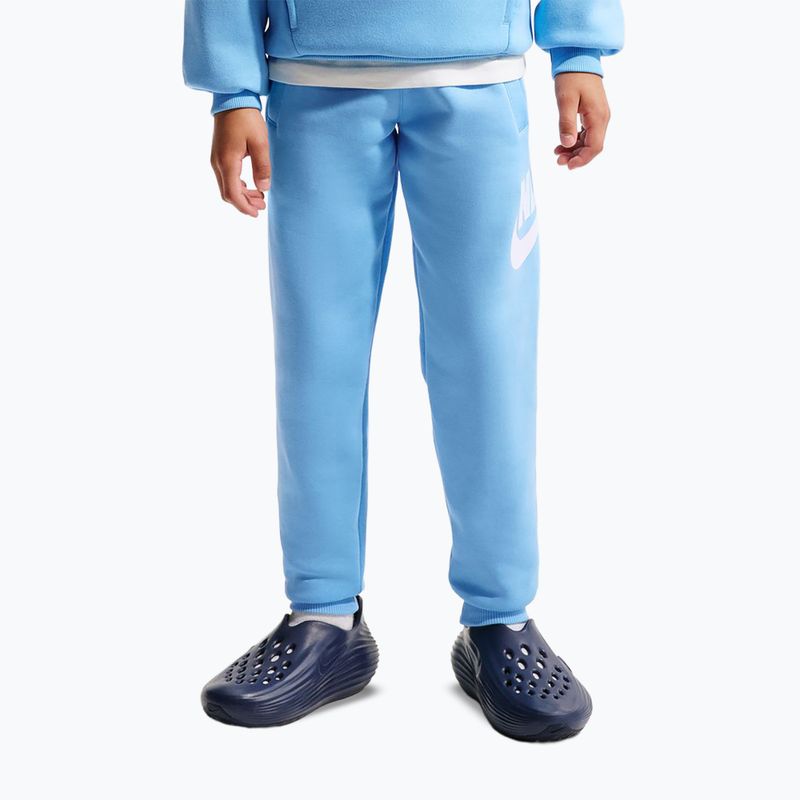 Детски панталони Nike Club Fleece football blue/white 7