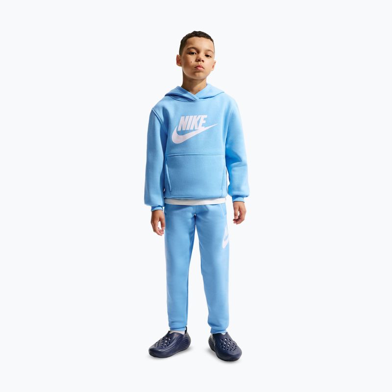 Детски панталони Nike Club Fleece football blue/white 2