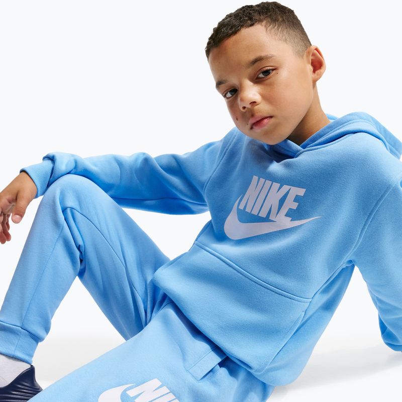 Детски панталони Nike Club Fleece football blue/white 4