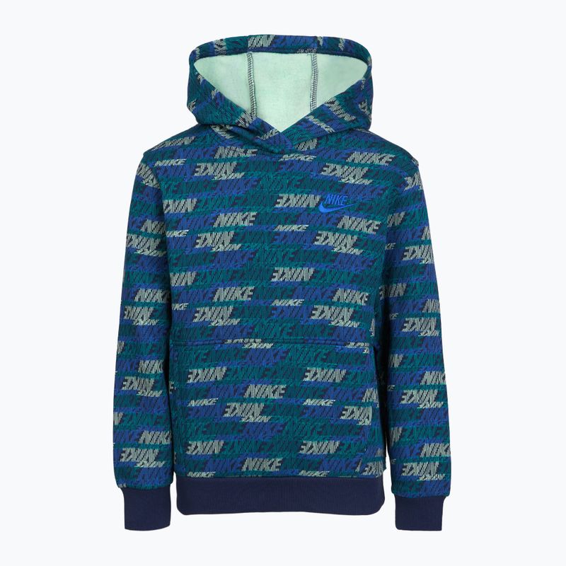 Детски суитшърт Nike Sportswear Club Fleece bright spruce/midnight navy/game royal