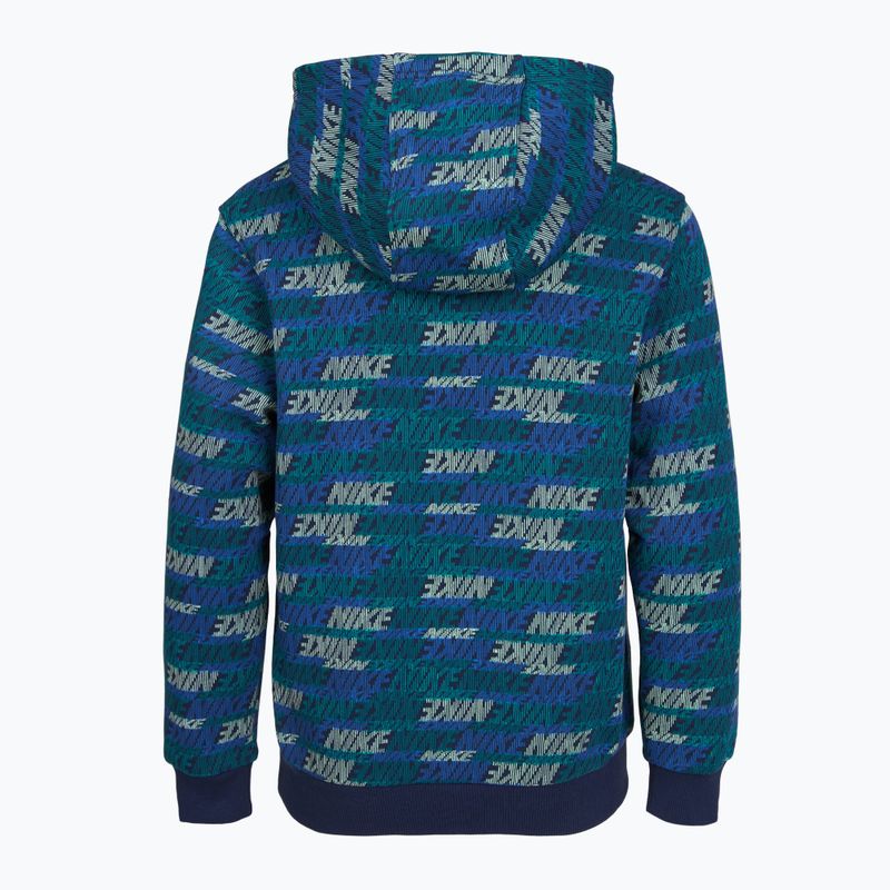 Детски суитшърт Nike Sportswear Club Fleece bright spruce/midnight navy/game royal 2