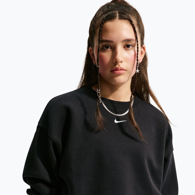 Детски суитшърт Nike Sportswear Studio black/white 5
