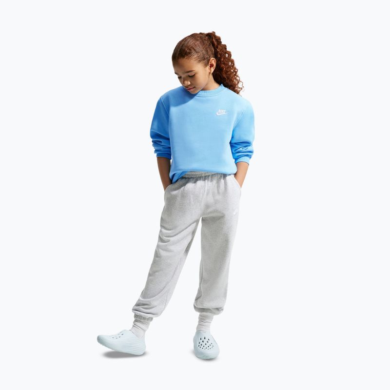 Детски суитшърт Nike Sportswear Club Fleece football blue/white 2