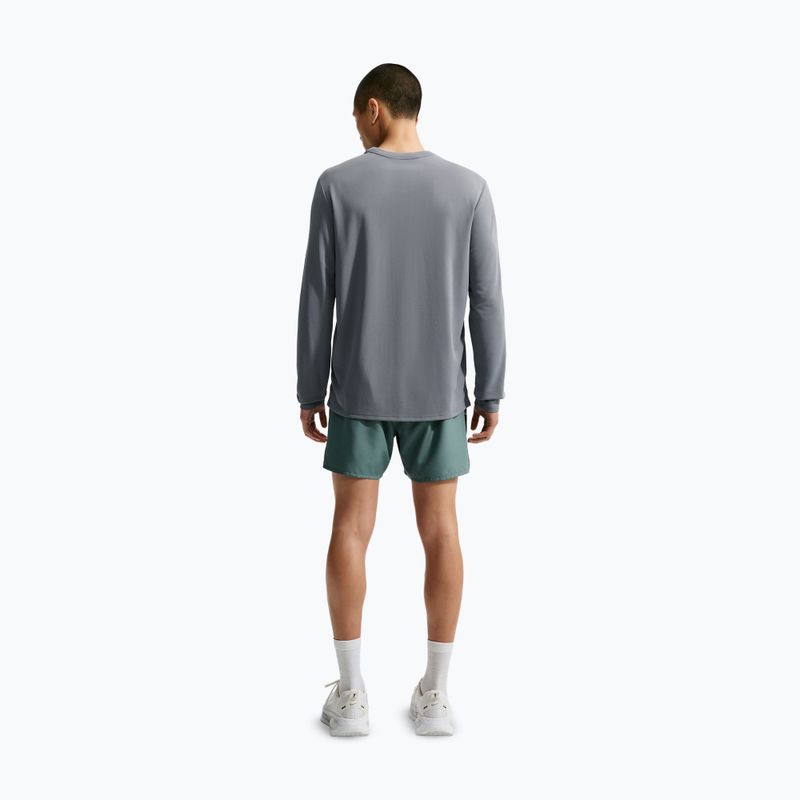 Мъжка блуза за бягане с дълъг ръкав Nike Miler Dri-Fit UV smoke grey 3