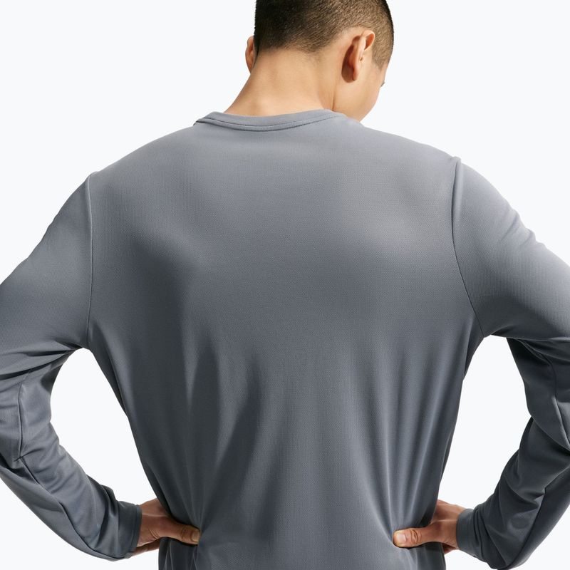 Мъжка блуза за бягане с дълъг ръкав Nike Miler Dri-Fit UV smoke grey 4