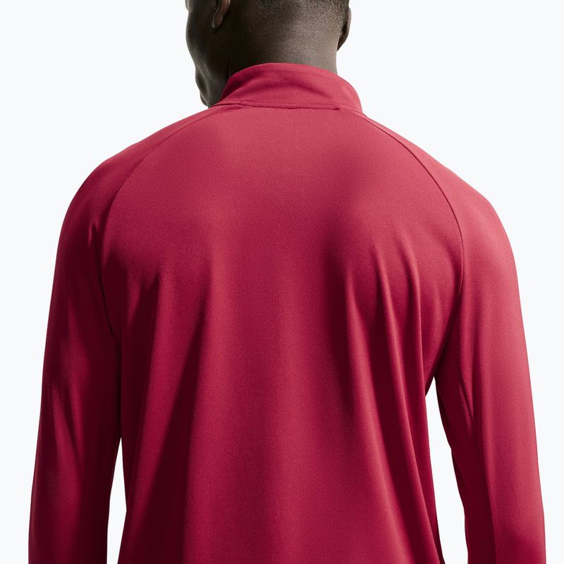 Мъжки суитшърт за бягане Nike Miler Dri-Fit UV 1/2 Zip tough red 6
