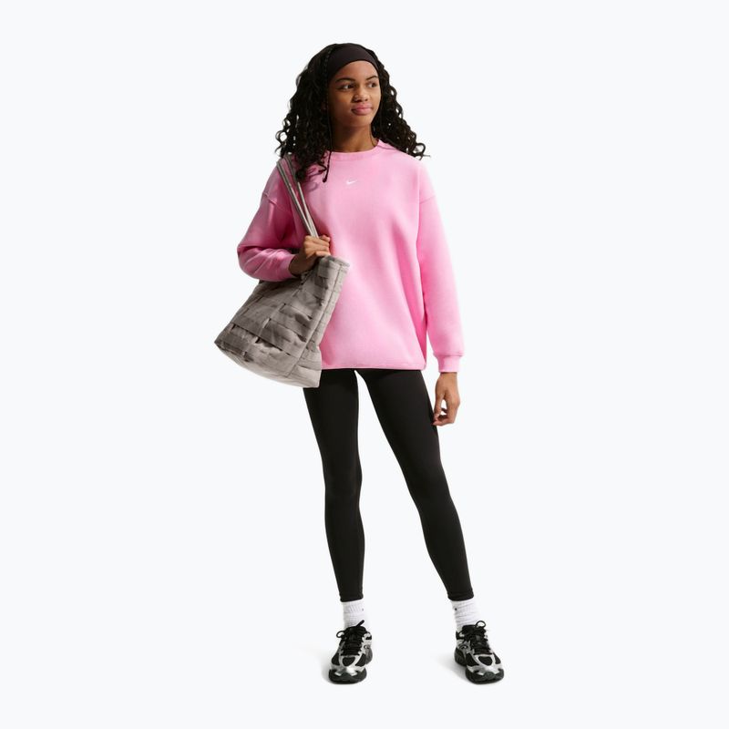 Детски суитшърт Nike Sportswear Studio pink rise/white 2