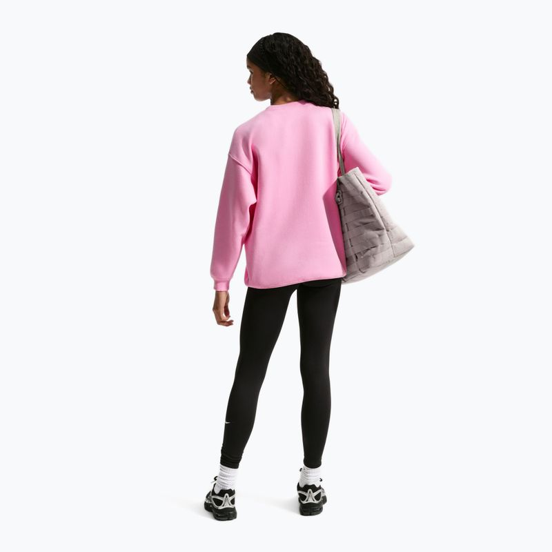 Детски суитшърт Nike Sportswear Studio pink rise/white 3