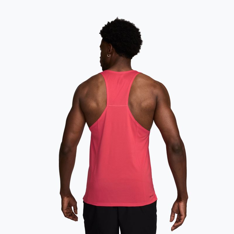Мъжка тениска за бягане Nike Fast Dri-Fit fusion red 2