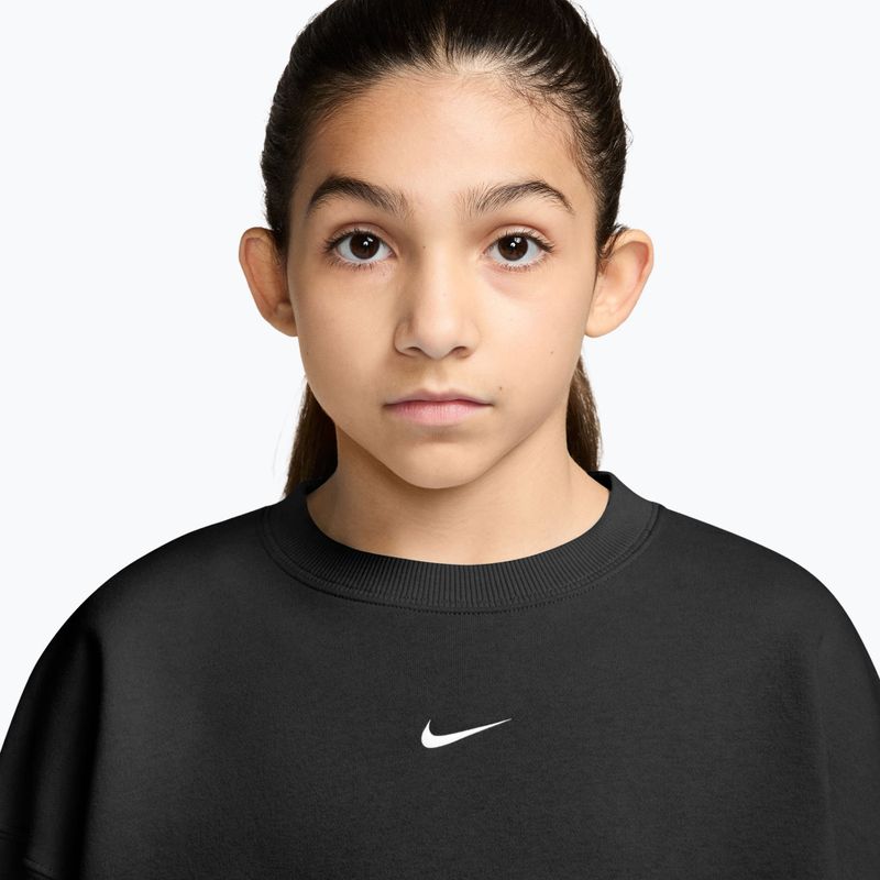 Детски суитшърт Nike Sportswear Studio black/white 3
