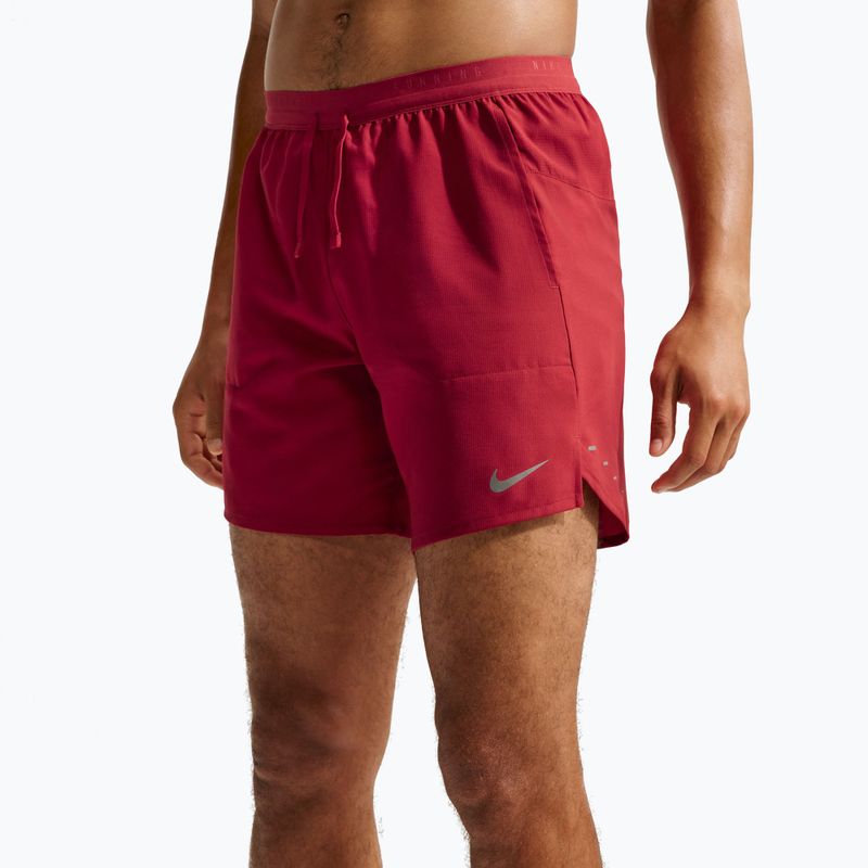 Мъжки шорти за бягане Nike Stride Dri-Fit Brief-Lined 7" tough red 4