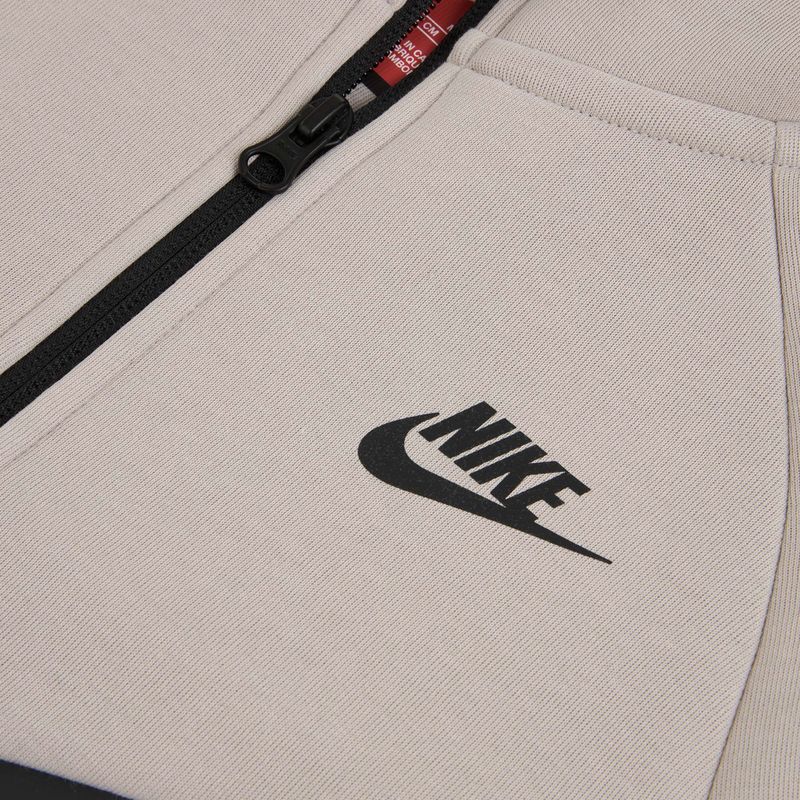 Детски суитшърт Nike Sportswear Tech Fleece moon particle/cave stone/black/black 3