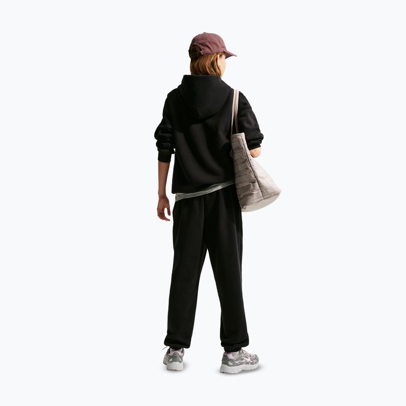 Детски суитшърт Nike Sportswear Studio Fleece black/white 3