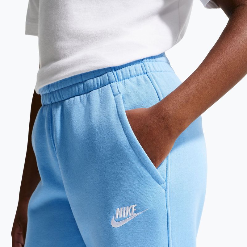 Детски панталони Nike Sportswear Club Fleece football blue/white 8