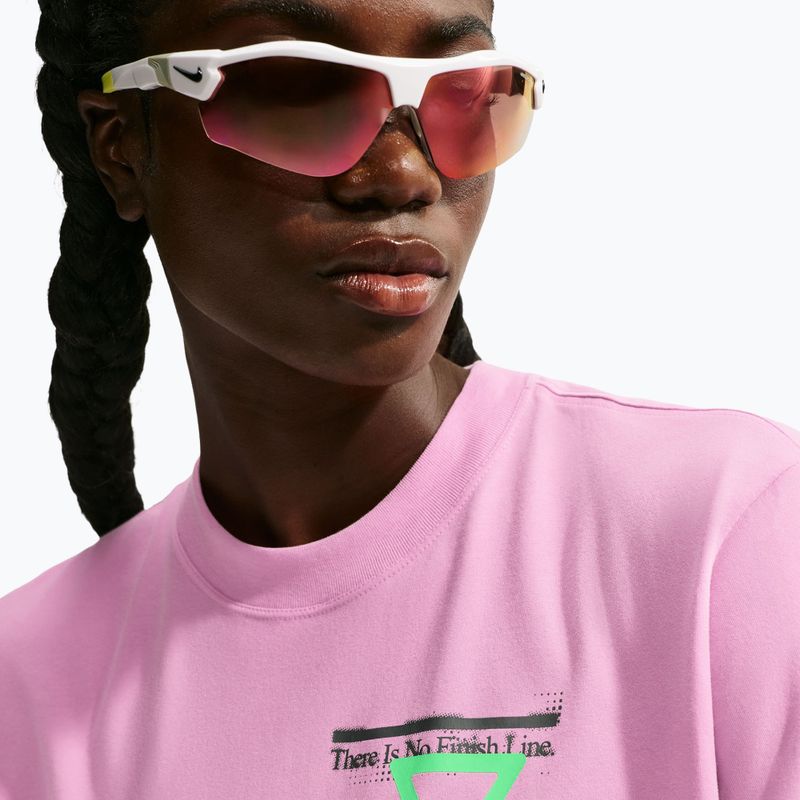 Дамска тениска за бягане Nike Swift Dri-Fit pink rise/illusion green 6