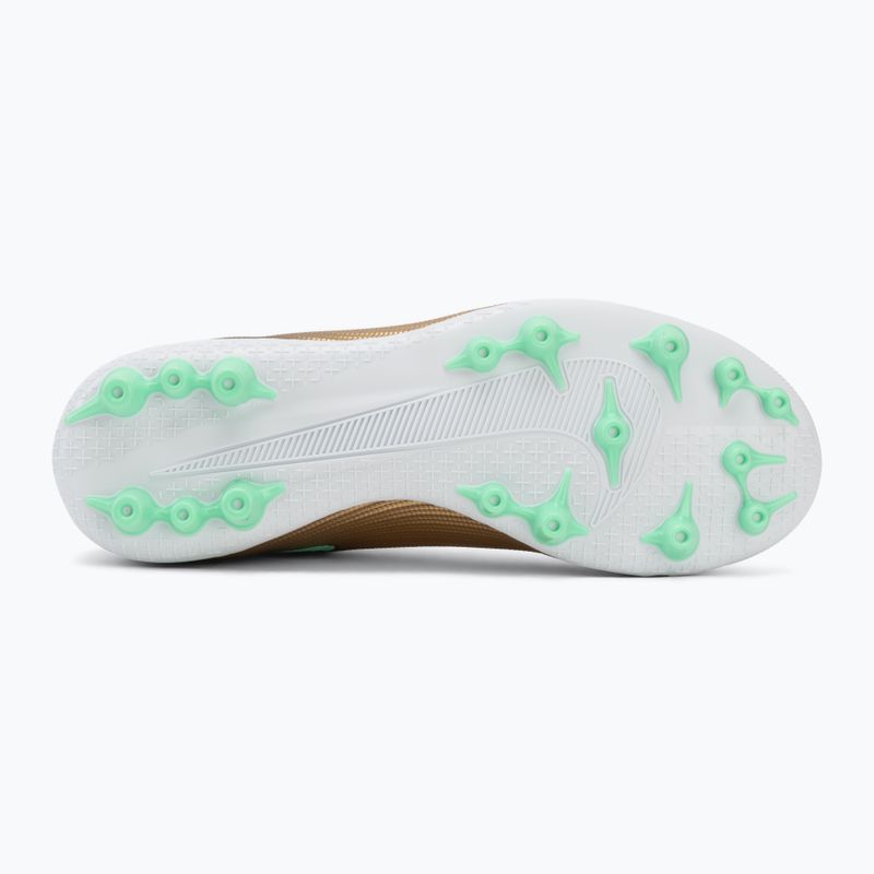 Детски футболни обувки Nike Jr. Mercurial Superfly 11 Academy "Kylian Mbappé" metallic gold/green glow 4