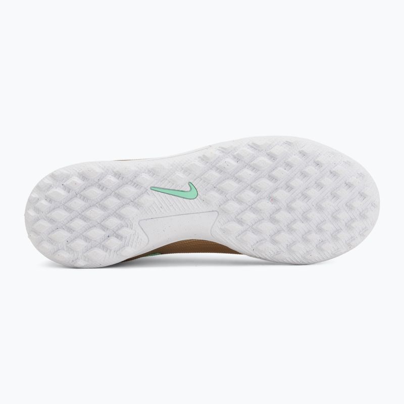 Детски футболни обувки Nike Jr. Mercurial Superfly 11 Academy "Kylian Mbappé" metallic gold/green glow 4