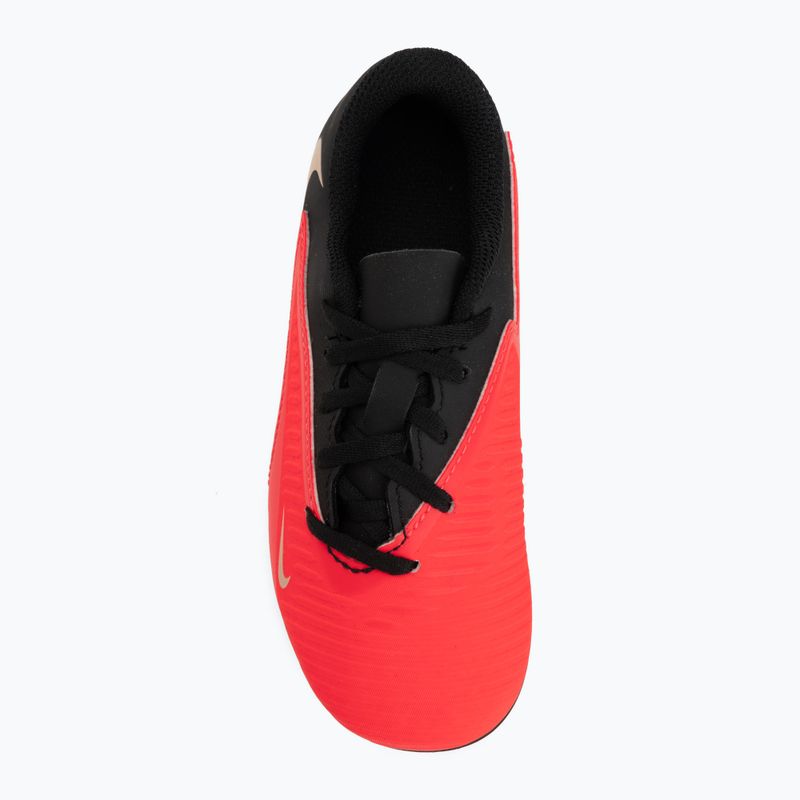 Детски футболни обувки Nike Jr. Phantom 6 Low Club bright crimson/bright crimson/black 5