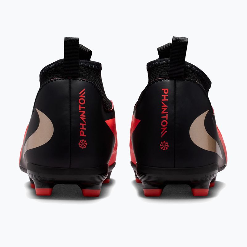 Детски футболни обувки Nike Jr. Phantom 6 High Academy Bright Crimson/Bright Crimson/Black 2