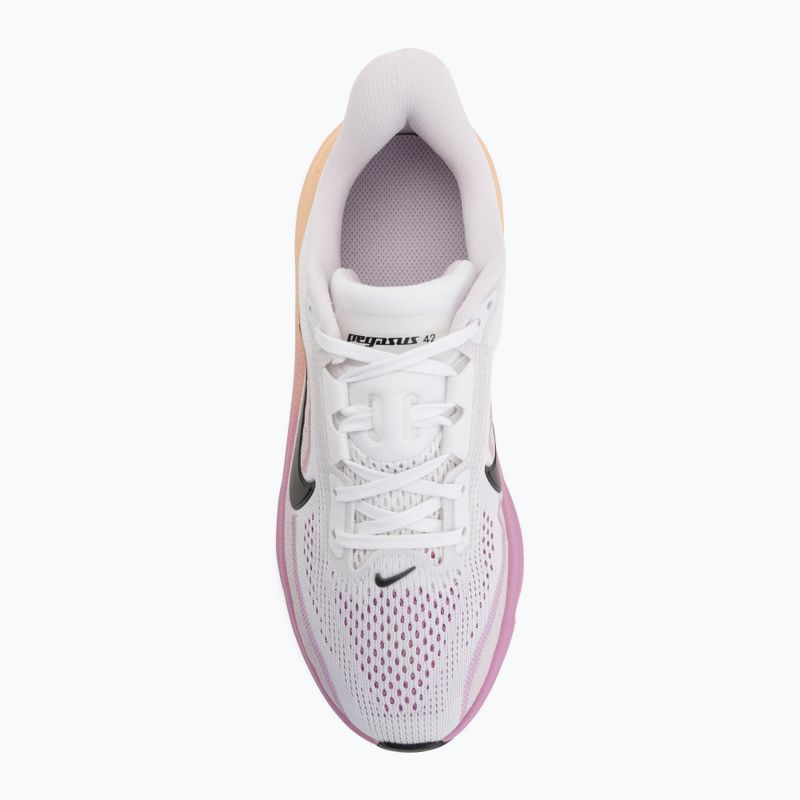 Детски обувки за бягане Nike Pegasus 42 white/bleached lilac/sunset haze/black 5