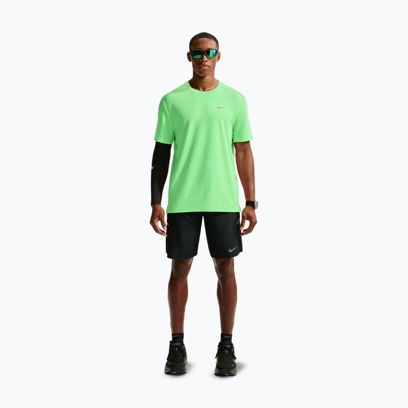 Мъжка тениска за бягане Nike Miler Dri-Fit UV illusion green 2