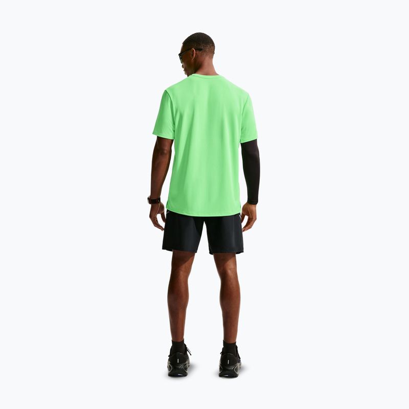 Мъжка тениска за бягане Nike Miler Dri-Fit UV illusion green 3