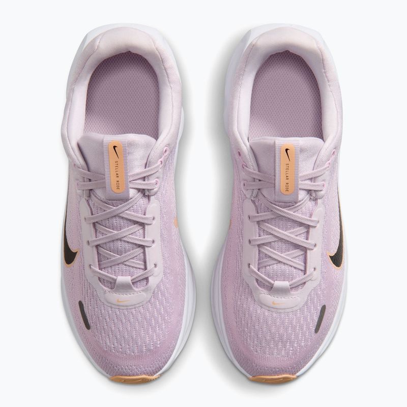 Детски обувки за бягане Nike Stellar Ride bleached lilac/pink foam/black 4