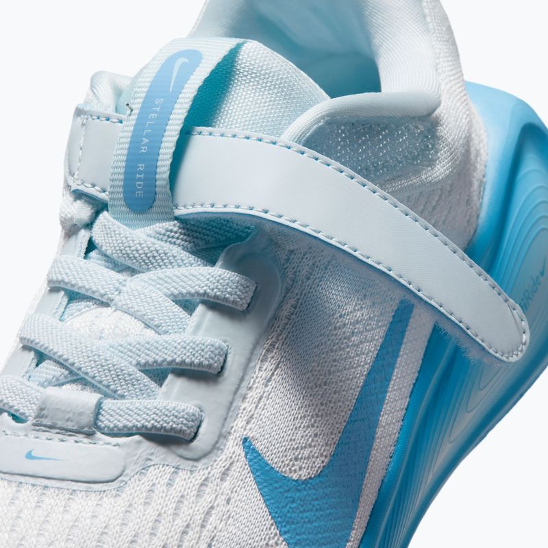 Детски обувки Nike Stellar Ride summit white/glacier blue/football blue 5