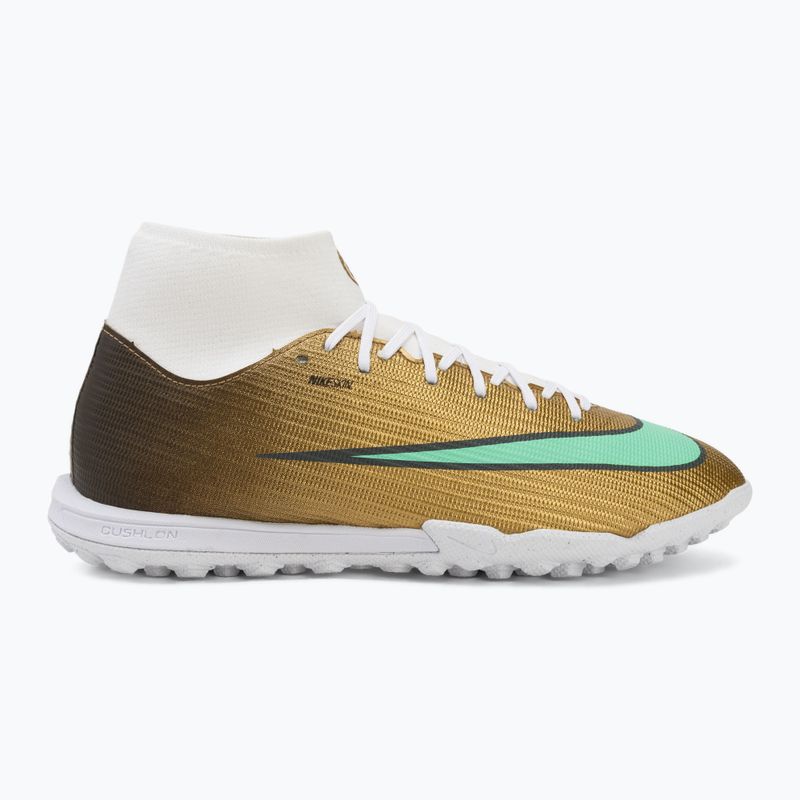 Мъжки футболни обувки Nike Mercurial Superfly 11 Academy "Kylian Mbappé" metallic gold/green glow 2
