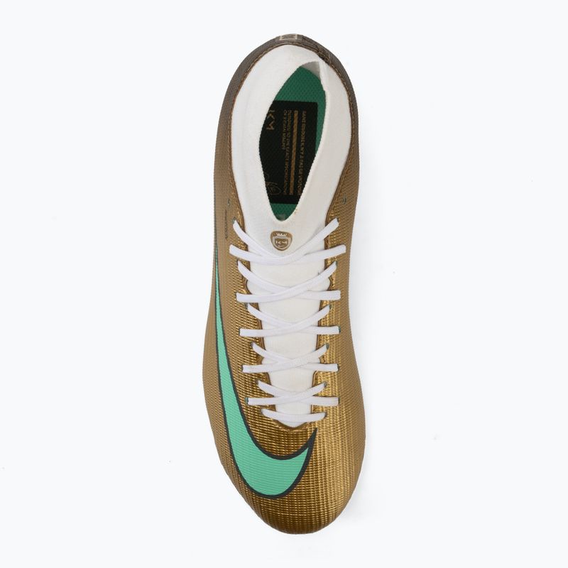 Мъжки футболни обувки Nike Mercurial Superfly 11 Academy "Kylian Mbappé" metallic gold/green glow 5
