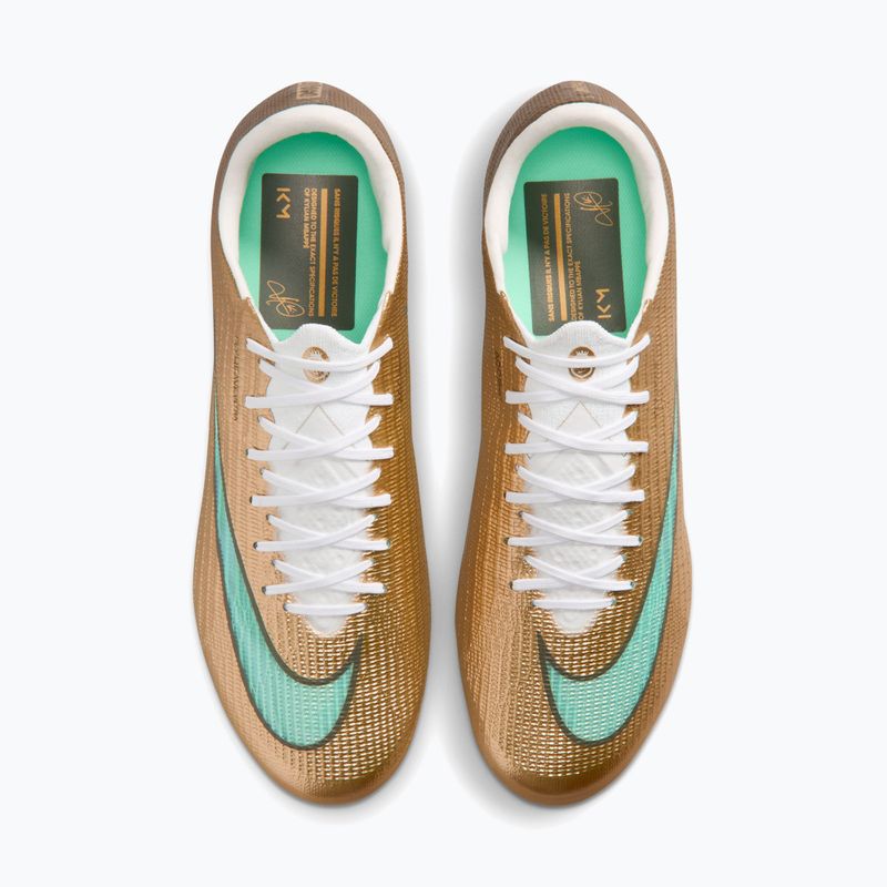 Мъжки футболни обувки Nike Mercurial Superfly 11 Elite "Kylian Mbappé" metallic gold/green glow 3