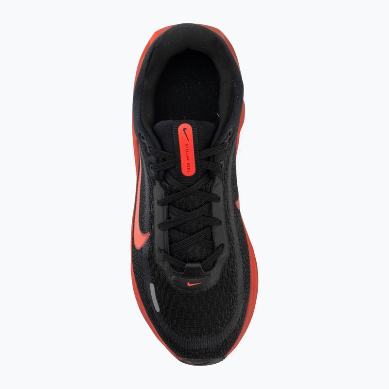 Маратонки за бягане Nike Stellar Ride черно/сиво/университетско червено/червено орбита 5