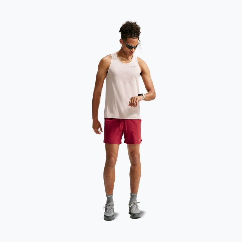 Мъжки къси панталони Nike Stride Dri-Fit с подплата 5" в цвят здраво червено 2