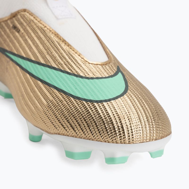 Детски футболни обувки Nike Jr. Mercurial Superfly 11 Academy "Kylian Mbappé" metallic gold/green glow 7