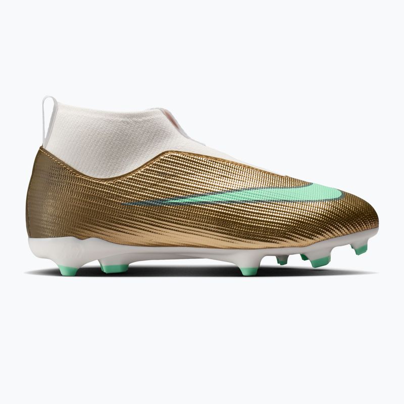 Детски футболни обувки Nike Jr. Mercurial Superfly 11 Academy "Kylian Mbappé" metallic gold/green glow
