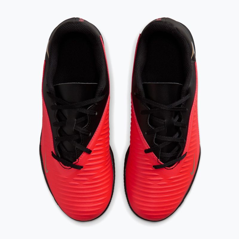Детски футболни обувки Nike Jr. Phantom 6 Low Club Bright Crimson/Bright Crimson/Black 3