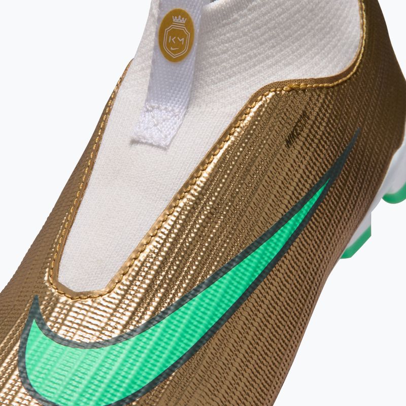 Детски футболни обувки Nike Jr. Mercurial Superfly 11 Academy "Kylian Mbappé" metallic gold/green glow 5