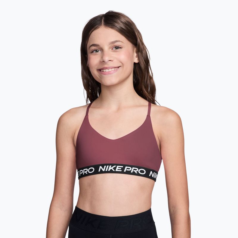 Сутиен за момичета Nike Pro Pink Smoke