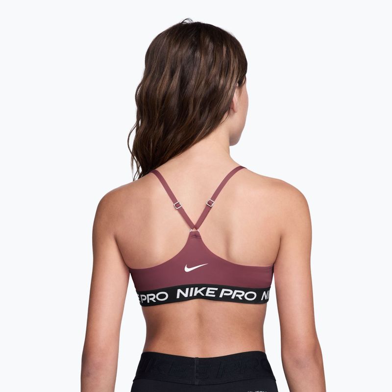Сутиен за момичета Nike Pro Pink Smoke 2