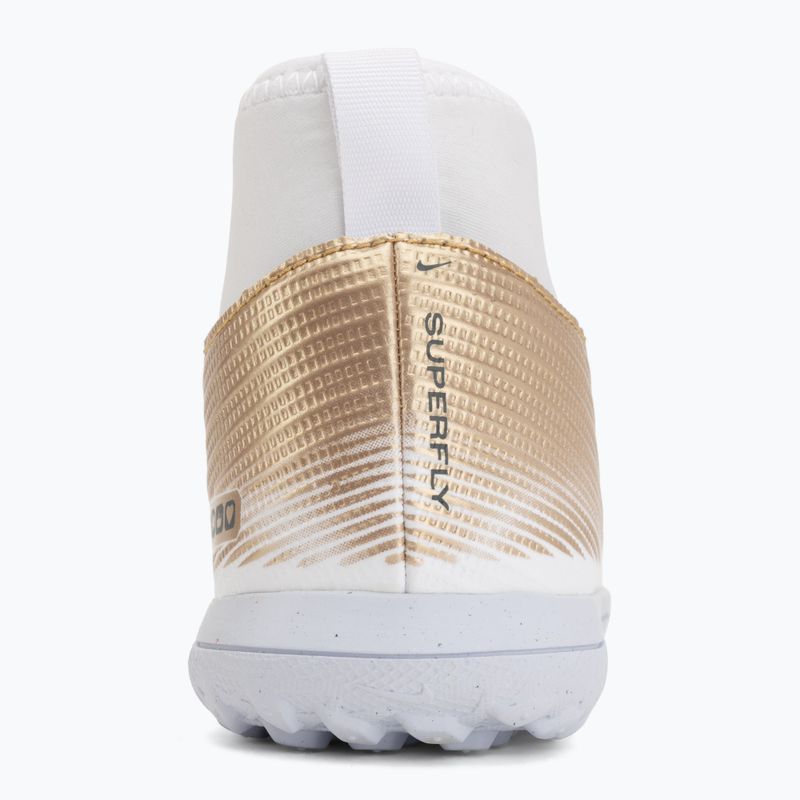 Детски футболни обувки Nike Jr. Mercurial Superfly 11 Club "Kylian Mbappé" metallic gold/green glow 6